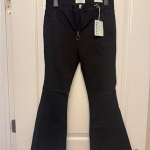 Frame Denim Women's Classic Black Boot Cut Pants
